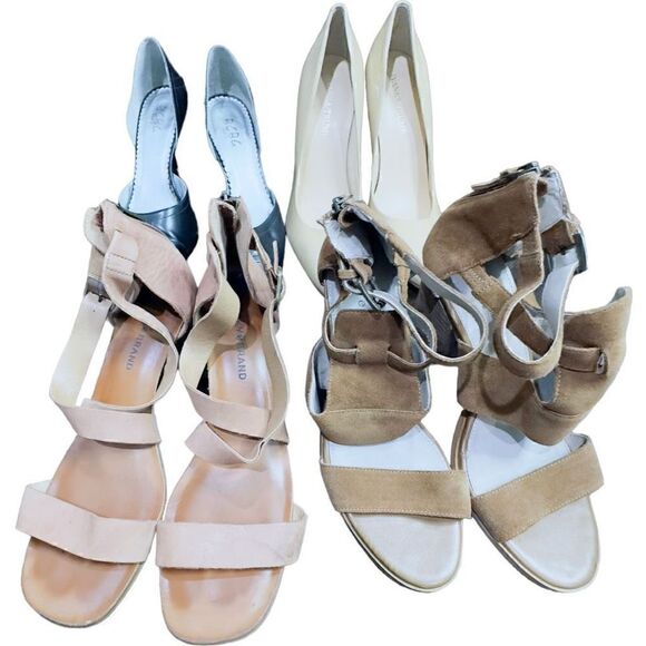 IVANKA TRUMP BCBG LUCKY BRAND HINGE LEATHER Bundle Lot of 4 Pairs of Shoes Pump - Picture 1 of 9